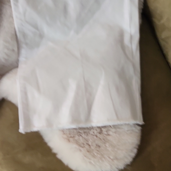 NWT NYDJ Crisp White Cropped Wide Leg  Jeans-Size 14 - Picture 4 of 5